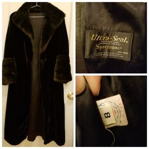*MOVING, LAST CALL* Vintage Faux Fur Long Coat
